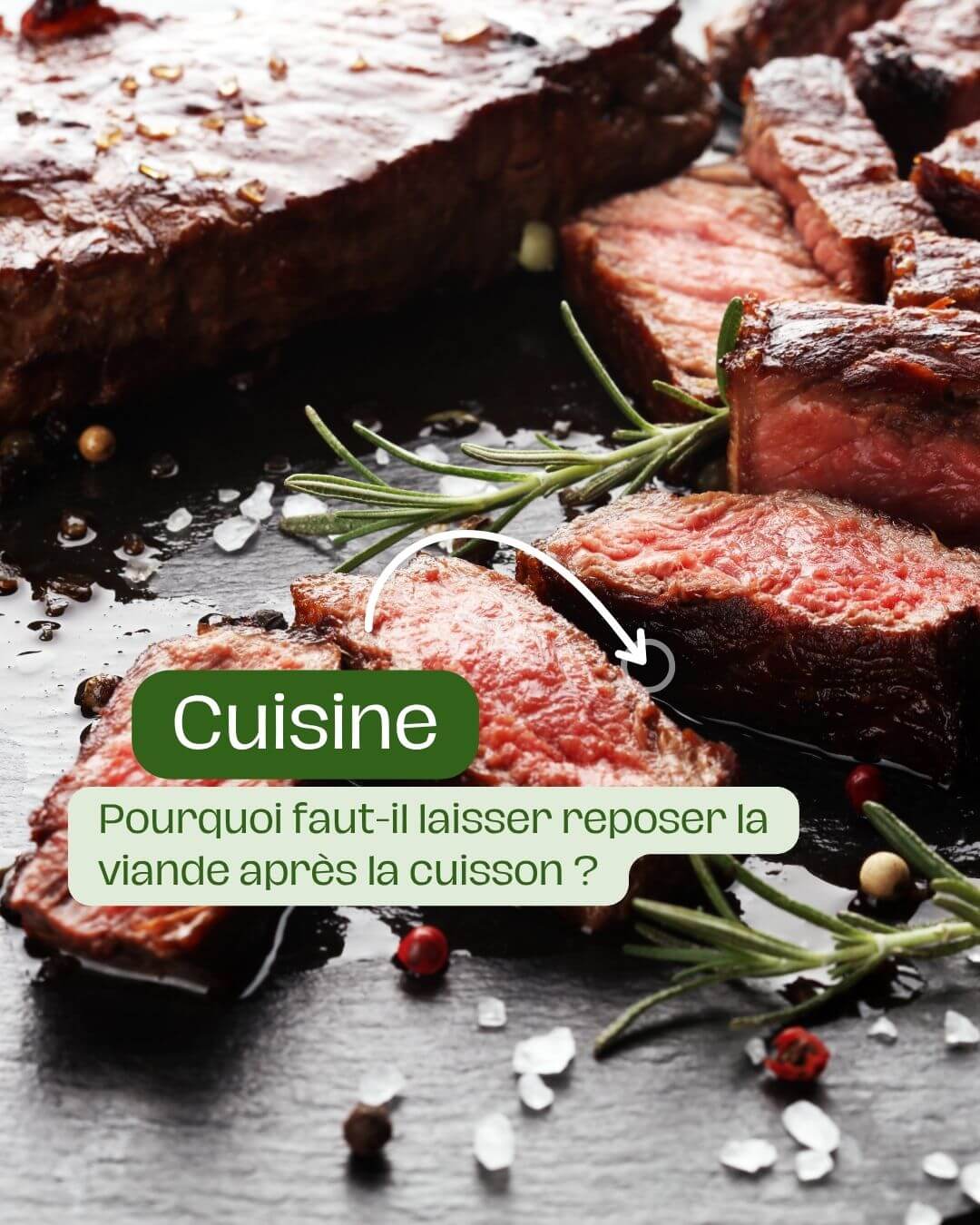Pourquoi faut-il laisser reposer la viande après la cuisson