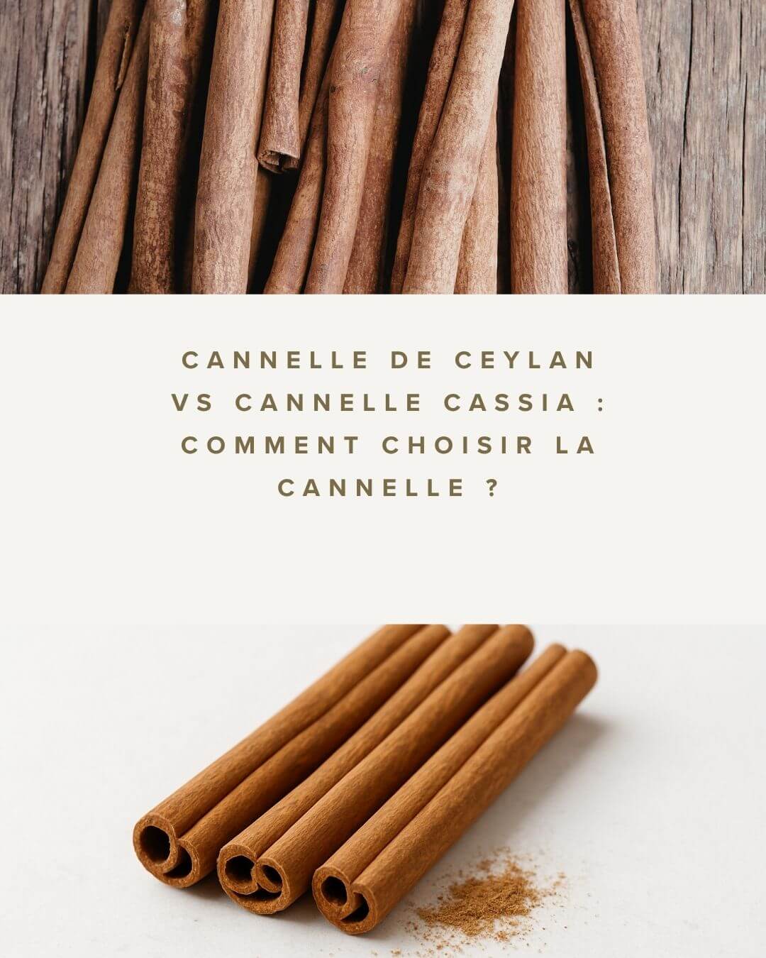 Cannelle de Ceylan vs Cannelle Cassia comment choisir la cannelle