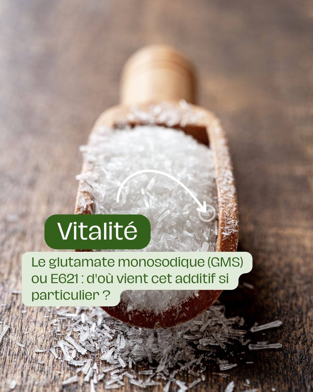 Le glutamate monosodique (GMS) ou E621 d'où vient cet additif si particulier