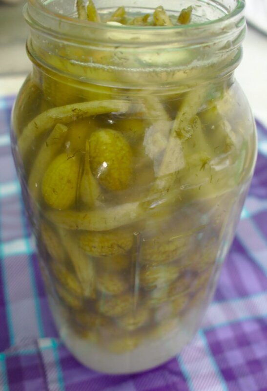 Cornichons en bocal