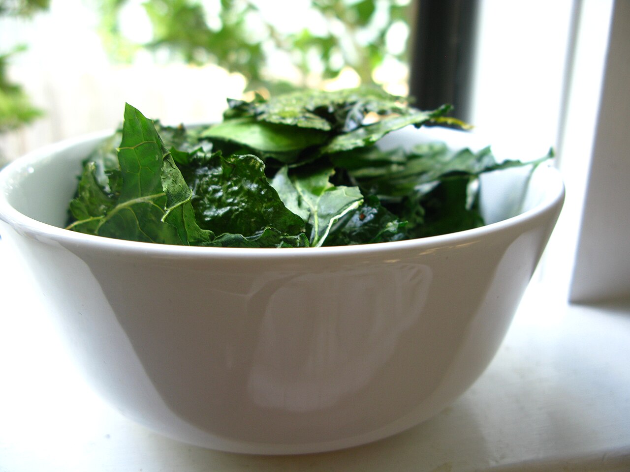 Chips de chou kale croustillantes
