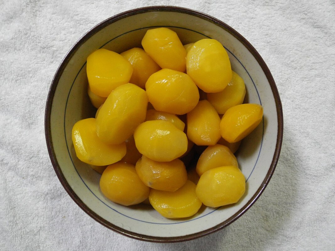 Châtaignes pour la crème de marrons