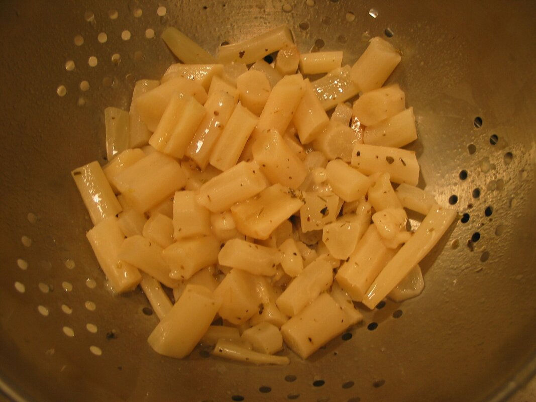 Salsifis cuisinés